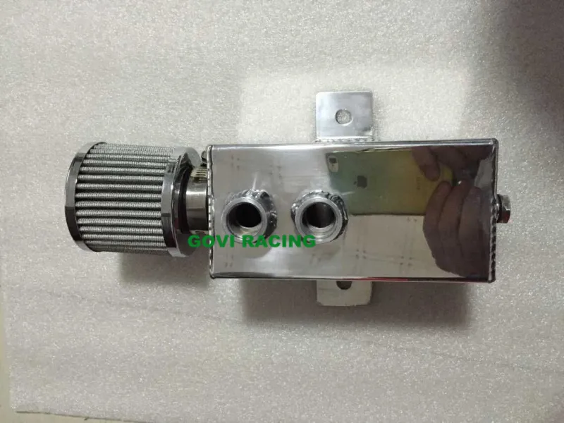 Bidon de récupération d'huile poli avec robinet de vidange, capacité 1/2'' NPT 1L